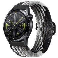 BStrap Elastic Nylon remen za Samsung Galaxy Watch 3 41mm, black qiao
