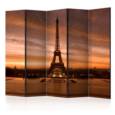 Sobna pregrada u 5 dijelova Eiffel tower at dawn II 225x172