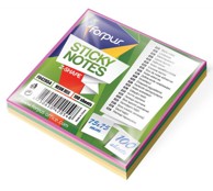 FORPUS Samoljepivi Z blok, 75 × 75 mm, neon žuta