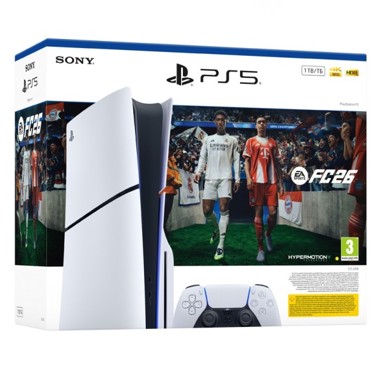 SONY PlayStation 5 Slim E Chassis + EA Sports FC 26 PS5 (kod za skidanje)