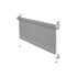GARDINIA Svijetlo sive rolete 57x150 cm Mini Faro 
