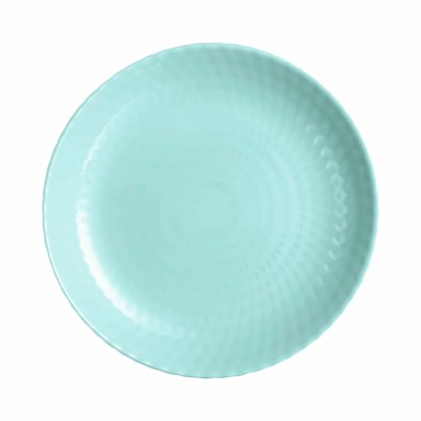 LUMINARC Ravni tanjur Pampille, staklo, Ø 25 cm, tirkizni