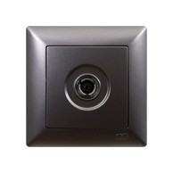 Utičnica podžbukna VISAGE ANTENSKA TV ZAVRŠNA 862MHz tamno-siva