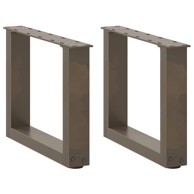 Noge za klub stolić U-oblik 30x(30-31) cm 2 kom