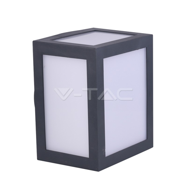 VTAC Zidna lampa, 12W, 4000K, IP65, siva