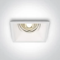 ONE LIGHT Ugradbena svjetiljka 1×gu10/50w/mr16/230v ip20 bijela dm51105tg/w