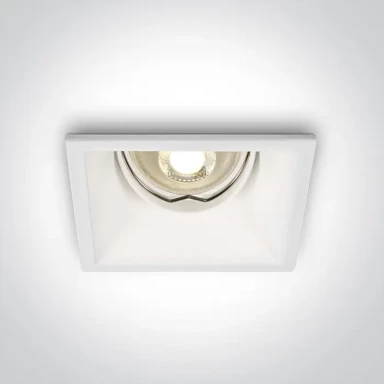 ONE LIGHT Ugradbena svjetiljka 1×gu10/50w/mr16/230v ip20 bijela dm51105tg/w
