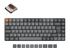 KEYCHRON Mehanička tipkovnica K3 Max K3M-H3-UK, bežična, niskog profila, RGB, siva