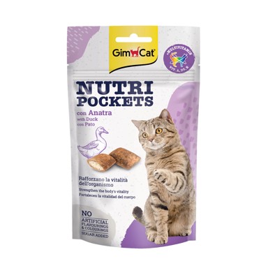 GIMCAT Poslastica za mačke s patkom 60 g