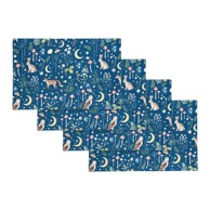 CATHERINE LANSFIELD Pamučan podmetač 4 kom 30x46 cm Enchanted Twilight Animals 