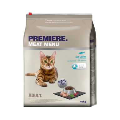 PREMIERE Hrana za mačke Cat Adult, losos, 10 kg