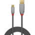 LINDY USB kabel 1 m USB 2.0 USB-A Micro-USB b, sivi