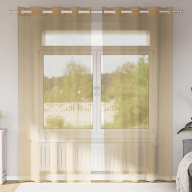 Gotove zavjese 140x245 cm 2kom, smeđe