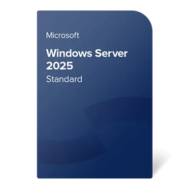 MICROSOFT Windows Server 2025 Standard, licenca za 2 jezgre, digitalni certifikat