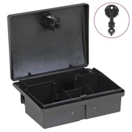 Zamke za miševe 13x10x4 cm, 10 kom, crne