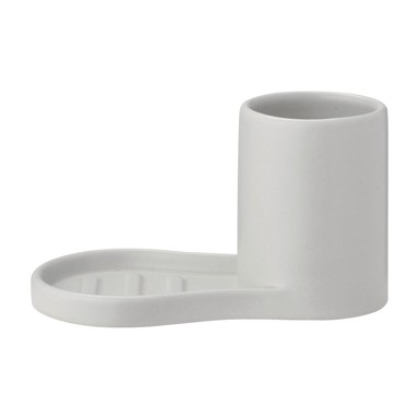 BLOMUS Svijetlo sivi glineni držač za deterdžente Piro