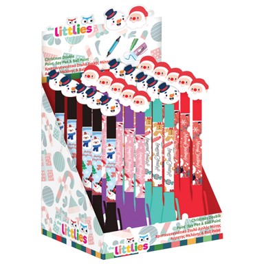 DIAKAKIS Kemijska olovka s nevidljivom tintom Littlies Christmas 000647057, sortirano