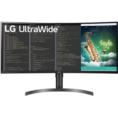LG Monitor 35'' (3440x1440) 35WN75CP-B Curved 21:9 5ms 2xHDMI DP USB-C VESA zvučnik UWQHD