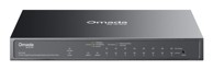 TP-LINK Omada Switch ES210GP, upravljivi L2, 10-portni Gigabit Ethernet, 8× PoE+, 1× SFP, DIN rail, crna