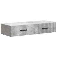 Zidni stol, 87,5 x 34,5 x 17 cm, betonsko siva