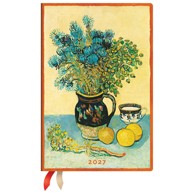 PAPERBLANKS Planer dnevni 2027-9 × 14 cm-mini s gumicom van Gogh's Still life DE1892-7