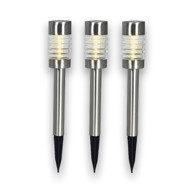 Solarna lampa, srebrna