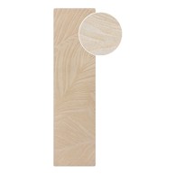 FLAIR RUGS Bež vunena staza 60x230 cm Lino Leaf