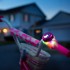 BRIGHTZ Zvono za bicikl s LED svjetlom Jednorog, bijelo