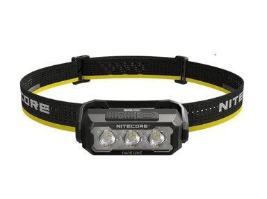NITECORE Naglavna svjetiljka HA15 UHE, punjiva, 400 lm