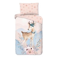 GOOD MORNING Flanelska dječja posteljina za krevet za jednu osobu 140x200 cm Josy