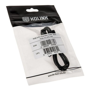 KOLINK Kabel za PC PGW-AC-KOL-042, 50 cm, 4-pin (M) na 4-pin (Ž)