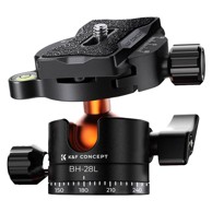 K&F CONCEPT Stativ K254A3+BH-28L, aluminijska legura, 171 cm, 10 kg nosivost