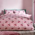 CATHERINE LANSFIELD Posteljina Disco Cherries Stripes za bračni/produženi krevet 230x220 cm Bijela/ružičasta