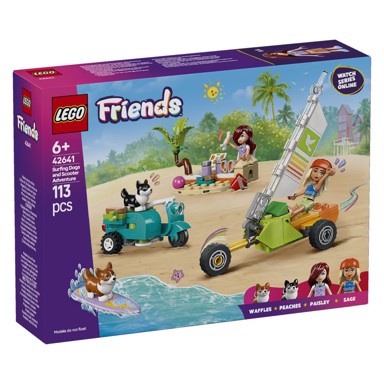 LEGO Friends Pustolovina na skuteru sa psima surferima 42641