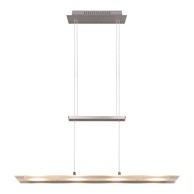 TRIO Siva LED viseća svjetiljka sa staklenim sjenilom Milos 