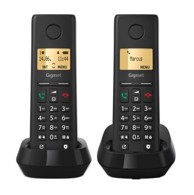GIGASET Pure 200 Duo bežični telefon, crni