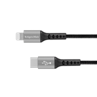 KRÜGER&MATZ Kabel USB-C-Lightning C94 MFi 1 m