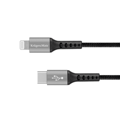 KRÜGER&MATZ Kabel USB-C-Lightning C94 MFi 1 m