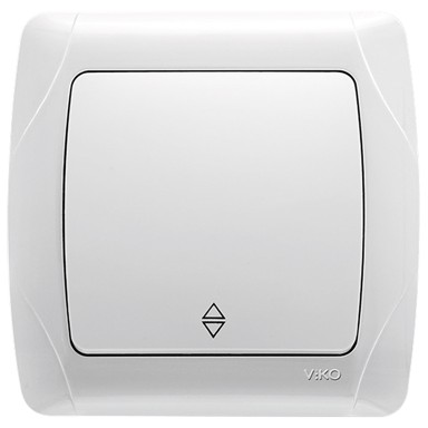 Prekidač podžbukni sklopka izmjenična Carmen C-004 bijeli