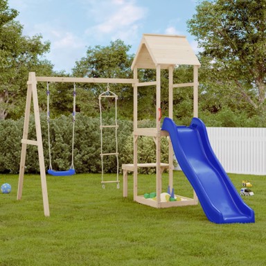 Sjedalo za ljuljačku s ljestvama od užeta, plavo 37 x 15 cm PE