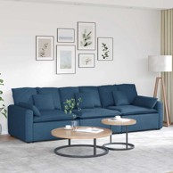 Modularna sofa s jastucima, plava