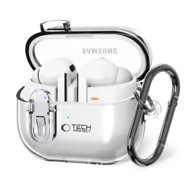 Tech-Protect FlexAir kućište s karabinom za Samsung Galaxy Buds 3 / 3 Pro, prozirno