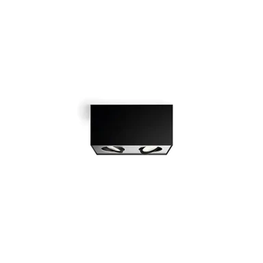 Stropna svjetiljka Box Philips 2x4,5 W, SELV 8718696164532, crna