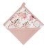 BABYMATEX Ručnik za kupanje Muslin Design, 85 x 85 cm, uzorak 12 i ružičasti hvatači