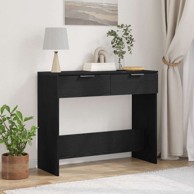 Konzolni stol, 90 x 36 x 75 cm, crni hrast, inženjersko drvo
