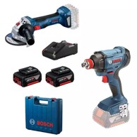 BOSCH Set akumulatorskog alata GDX 180-LI + GWS 180-LI 0615990N1U