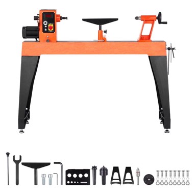VEVOR Tokarski stroj za obradu drva 457x1020 mm 1500 W