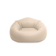 Stolica na napuhavanje Beanless Bag, 137 x 74 x 127 cm, PVC, bež