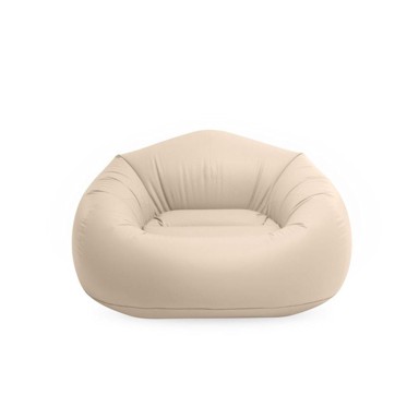Stolica na napuhavanje Beanless Bag, 137 x 74 x 127 cm, PVC, bež