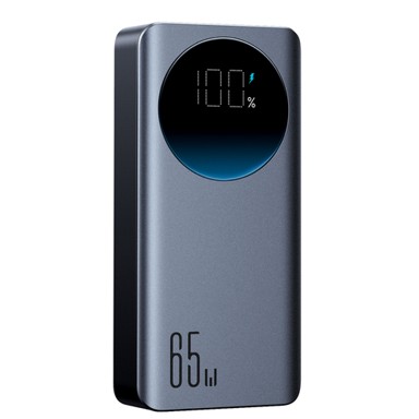 JOYROOM Powerbank JR-PBF05 Pro, digitalni zaslon, 30000 mAh, 65 W, 2 x USB-C, 1 x USB-A, crna